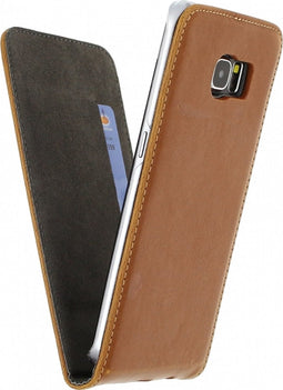 Mobilize Magnet Flip Case Samsung Galaxy S6 Edge Brown