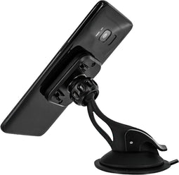 Mobilize Magnetic Zuignap Telefoonhouder Auto - Zwart