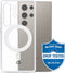 Mobilize Naked Protection Doorzichtig Telefoonhoesje geschikt voor Samsung Galaxy S24 Ultra MagSafe Hoesje Hardcase Backcover Shockproof - Transparant