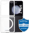 Mobilize Naked Protection Doorzichtig Telefoonhoesje geschikt voor Samsung Galaxy Z Flip 5 MagSafe Hoesje Hardcase Backcover Shockproof - Transparant