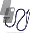 Mobilize Nylon Universeel Telefoonkoord Verstelbaar - Blauw / Rood