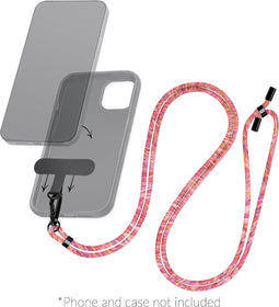 Mobilize Nylon Universeel Telefoonkoord Verstelbaar - Confetti