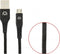 Mobilize Nylon USB-A naar Micro USB Kabel 2 Meter - Zwart