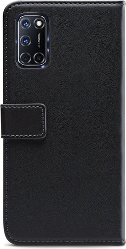Mobilize - Oppo A72 Hoesje - Elite Gelly Wallet Book Case Zwart