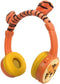 Mobilize Over Ear Kinder Koptelefoon | Max. 85 dB | Bluetooth 5.3 | Aux-Kabel | Tijger Ontwerp | Oranje