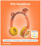 Mobilize Over Ear Kinder Koptelefoon | Max. 85 dB | Bluetooth 5.3 | Aux-Kabel | Tijger Ontwerp | Oranje