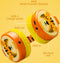 Mobilize Over Ear Kinder Koptelefoon | Max. 85 dB | Bluetooth 5.3 | Aux-Kabel | Tijger Ontwerp | Oranje