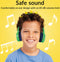 Mobilize Over Ear Kinder Koptelefoon | Max. 85 dB | Bluetooth 5.3 | Aux-Kabel | Dino Ontwerp | Groen