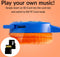 Mobilize Over Ear Kinder Koptelefoon | Max. 85 dB | Ideeal voor Kinderen tot 8 Jaar |Bluetooth 5.3 | Aux-Kabel | Haai Ontwerp | Blauw