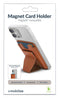 Mobilize Pasjeshouder - 2 Pasjes - MagSafe Compatible - - Bruin