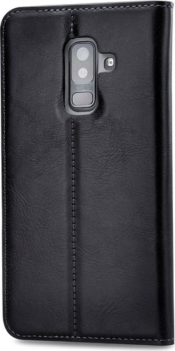 Mobilize Premium Gelly Book Case - Geschikt voor Samsung Galaxy A6+ 2018 (SM-A605) - Zwart