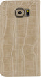 Mobilize Premium Gelly Bookcase Hoesje - Geschikt voor Samsung Galaxy S6 - Gsm case - Alligator Peanut Brown