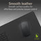 Mobilize PU Leather Desk Mat with Magnetic Wireless Charger 15W Black