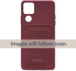 Mobilize Rubber Gelly Card Case Samsung Galaxy S23 FE 5G Matt Bordeaux