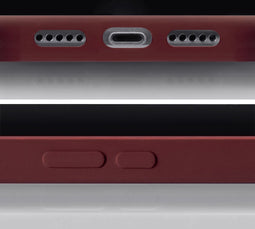 Mobilize Rubber Gelly Card Telefoonhoesje geschikt voor Apple iPhone 14 Pro Hoesje Flexibel TPU Backcover met Pasjeshouder - Bordeaux