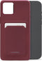 Mobilize Rubber Gelly Card Telefoonhoesje geschikt voor Apple iPhone 15 Plus Hoesje Flexibel TPU Backcover met Pasjeshouder - Bordeaux