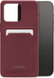 Mobilize Rubber Gelly Card Telefoonhoesje geschikt voor Apple iPhone 14 Pro Max Hoesje Flexibel TPU Backcover met Pasjeshouder - Bordeaux