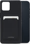 Mobilize Rubber Gelly Card Telefoonhoesje geschikt voor Apple iPhone 14 Plus Hoesje Flexibel TPU Backcover met Pasjeshouder - Matt Black