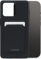 Mobilize Rubber Gelly Card Telefoonhoesje geschikt voor Apple iPhone 14 Pro Hoesje Flexibel TPU Backcover met Pasjeshouder - Matt Black