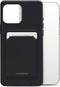 Mobilize Rubber Gelly Card Telefoonhoesje geschikt voor Apple iPhone 13 Pro Max Hoesje Flexibel TPU Backcover met Pasjeshouder - Matt Black