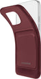 Mobilize Rubber Gelly Card Telefoonhoesje geschikt voor Apple iPhone 14 Pro Max Hoesje Flexibel TPU Backcover met Pasjeshouder - Bordeaux