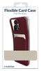 Mobilize Rubber Gelly Card Telefoonhoesje geschikt voor Apple iPhone 15 Pro Max Hoesje Flexibel TPU Backcover met Pasjeshouder - Bordeaux