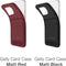 Mobilize Rubber Gelly Card Telefoonhoesje geschikt voor Apple iPhone 14 Plus Hoesje Flexibel TPU Backcover met Pasjeshouder - Matt Black