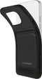 Mobilize Rubber Gelly Card Telefoonhoesje geschikt voor Apple iPhone 15 Pro Hoesje Flexibel TPU Backcover met Pasjeshouder - Matt Black