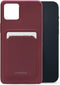 Mobilize Rubber Gelly Card Telefoonhoesje geschikt voor Apple iPhone 15 Plus Hoesje Flexibel TPU Backcover met Pasjeshouder - Bordeaux