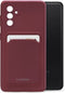 Mobilize Rubber Gelly Card Telefoonhoesje geschikt voor Samsung Galaxy A04s/A13 5G Hoesje Flexibel TPU Backcover met Pasjeshouder - Bordeaux