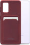 Mobilize Rubber Gelly Card Telefoonhoesje geschikt voor Samsung Galaxy A32 5G Hoesje Flexibel TPU Backcover met Pasjeshouder - Bordeaux