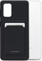 Mobilize Rubber Gelly Card Telefoonhoesje geschikt voor Samsung Galaxy A32 5G Hoesje Flexibel TPU Backcover met Pasjeshouder - Matt Black