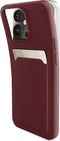 Mobilize Rubber Gelly Card Telefoonhoesje geschikt voor Samsung Galaxy A35 Hoesje Flexibel TPU Backcover met Pasjeshouder - Bordeaux
