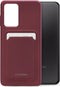 Mobilize Rubber Gelly Card Telefoonhoesje geschikt voor Samsung Galaxy A23 Hoesje Flexibel TPU Backcover met Pasjeshouder - Bordeaux