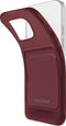 Mobilize Rubber Gelly Card Telefoonhoesje geschikt voor Samsung Galaxy A15 Hoesje Flexibel TPU Backcover met Pasjeshouder - Bordeaux