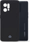 Mobilize Rubber Gelly - Telefoonhoesje geschikt voor OPPO Find X5 Hoesje Flexibel TPU Backcover - Zwart