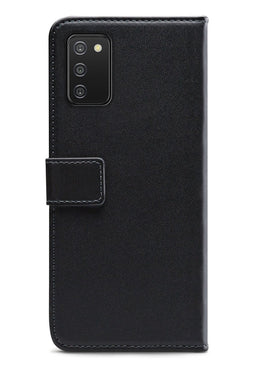 Mobilize - Samsung Galaxy A03s Hoesje - Classic Gelly Wallet Book Case Zwart