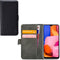Mobilize - Samsung Galaxy A20s Hoesje - Elite Gelly Wallet Book Case Zwart