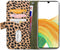 Mobilize - Samsung Galaxy A33 5G Hoesje - Uitneembare Gelly Wallet Case met Pasjeshouder Luipaard Donker Groen