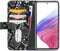 Mobilize - Samsung Galaxy A53 Hoesje - Uitneembare Gelly Wallet Case met Pasjeshouder Slangen Zwart