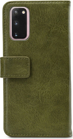Mobilize - Samsung Galaxy S20 Hoesje - Elite Gelly Wallet Book Case Groen
