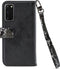 Mobilize - Samsung Galaxy S20 Hoesje - Uitneembare Gelly Wallet Case Slangen Zwart