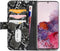 Mobilize - Samsung Galaxy S20 Hoesje - Uitneembare Gelly Wallet Case Slangen Zwart