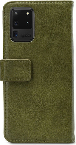 Mobilize - Samsung Galaxy S20 Ultra Hoesje - Elite Gelly Wallet Book Case Groen