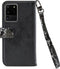 Mobilize - Samsung Galaxy S20 Ultra Hoesje - Uitneembare Gelly Wallet Case Slangen Zwart