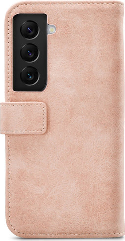 Mobilize - Samsung Galaxy S22 Hoesje - Elite Gelly Wallet Book Case Licht Roze