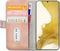 Mobilize - Samsung Galaxy S22 Hoesje - Elite Gelly Wallet Book Case Licht Roze