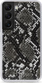 Mobilize - Samsung Galaxy S22 Hoesje - Uitneembare Gelly Wallet Case met Pasjeshouder Slangen Zwart
