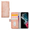 Mobilize - Samsung Galaxy S22 Ultra Hoesje - Elite Gelly Wallet Book Case Licht Roze