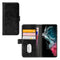 Mobilize - Samsung Galaxy S22 Ultra Hoesje - Elite Gelly Wallet Book Case Zwart